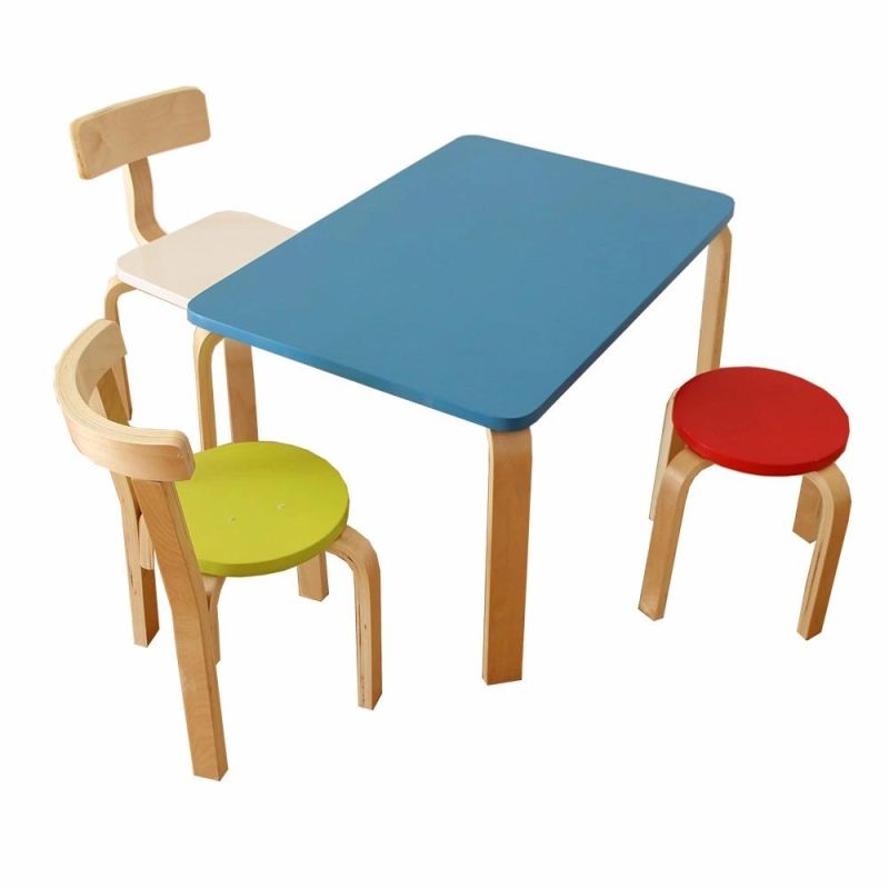 Kindergarten School Furniture Kid Table Wooden Child Chiars Children Furniture Sets