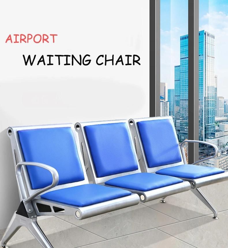 Modern Public Seating Furniture Iron Waiting Bench Hospital Chair