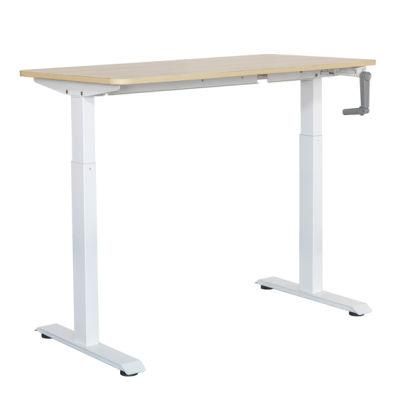 Cheap Price Hand Crank Manual Height Adjustable Computer Desk Standing Office Desk