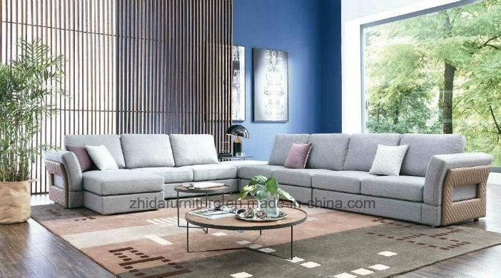 Hot Sale Modern Big Sectional Fabric Sofa Set