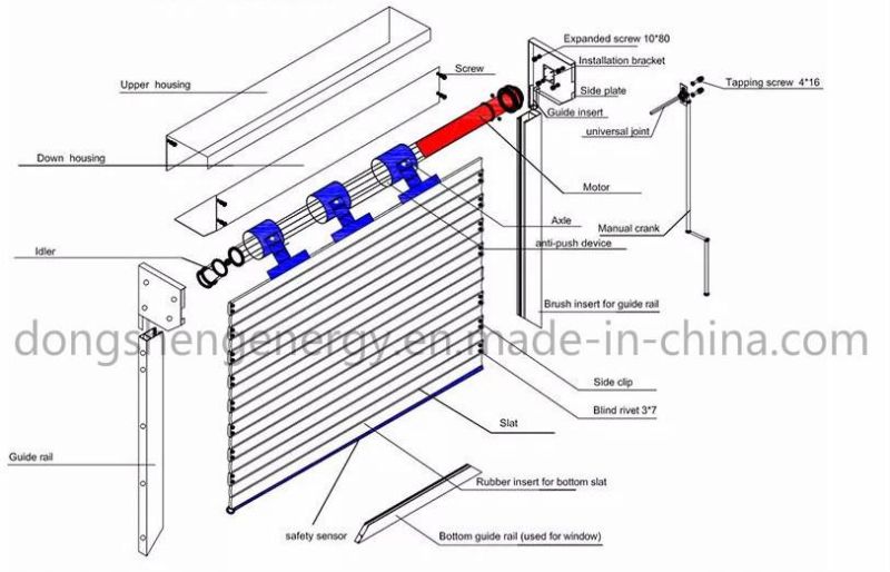 Aluminum Alloy Insulated Blinds for Outdoor Use