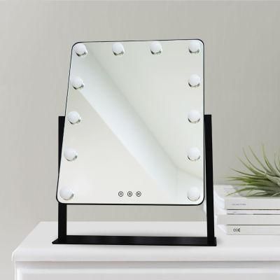 Household Standing Cosmetic LED Makeup Mirror Touch Sensor Mirror LED Products