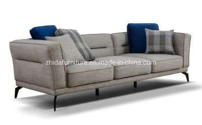 Home Used 3 Seat Living Room Furniture Set Leather Sofa