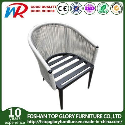 Modern Hotsale Outdoor Living Garden Patio Hotel Bar Cefe Home Set Restaurant Deck Rope Woven Chair