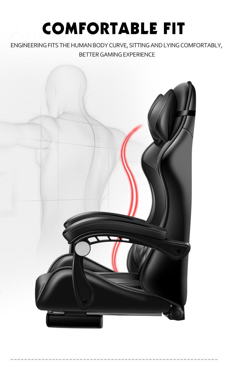 Hot Selling Budget Recliner Homall Gtracing XL Ingrem Tt Tc Game Computer Chair with Removable Head and Lumbar Pillow