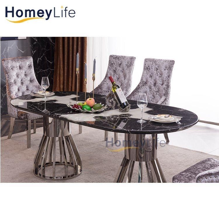 New Arrive Round Table Home Furniture Universal Modern Marble Dining Table