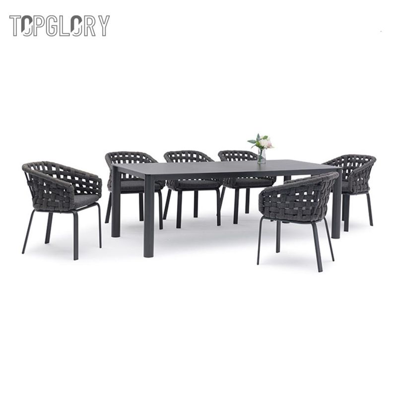 High Quality Outdoor Furniture Hot Sale Beach Aluminium Table and Chair