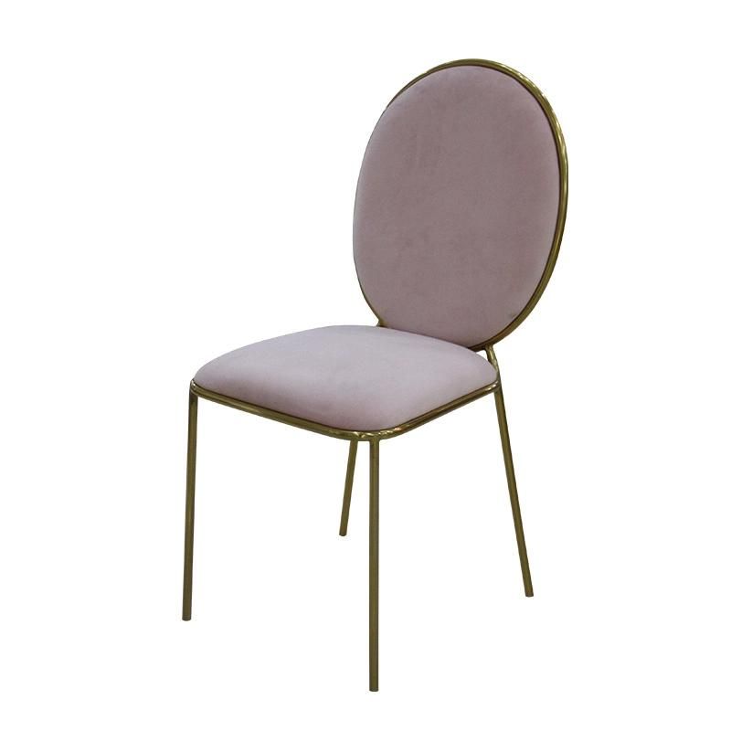 Modern Furniture Dining Chair for Banquet Party Used Banquet Chairs for Sale Pink Cushion Chairs