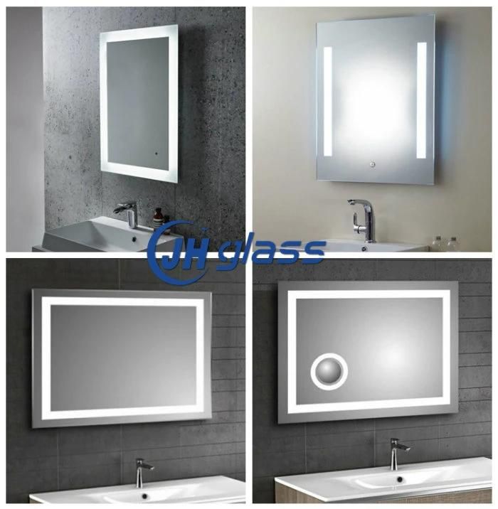 IP44 Vanity Bathroom Mirror Cabinet with Light Aluminum Frame