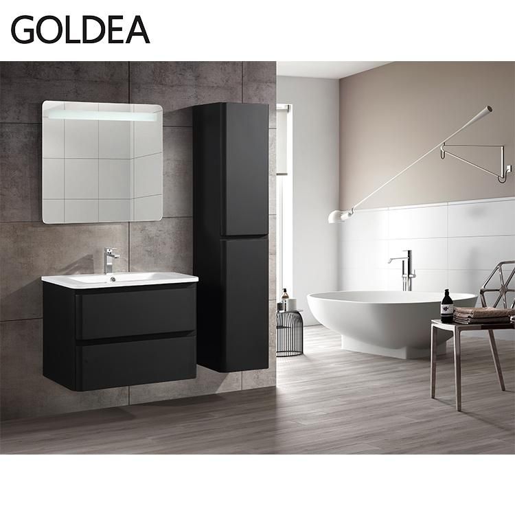 New Modern Powder Room Vanity Accessories Luxury Vanities for Furniture Wooden Bathroom