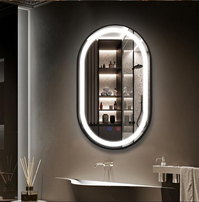 High-End Smart Glass Bathroom Mirror Framed Fitting Mirror