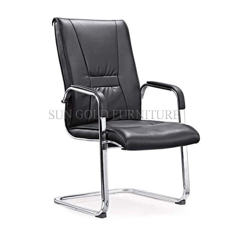 Hotsale PU Leather Reception Visitor Armrest Meeting Chair (SZ-OCA1007)