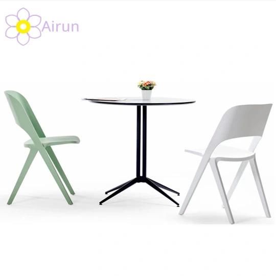 Modern Stackable Plastic Chair Hotel Restaurant Dining Chairs