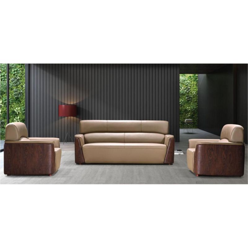 Foshan Office Furniture Modern Leather Office/Hotel Sofa Design (SZ-SF838)