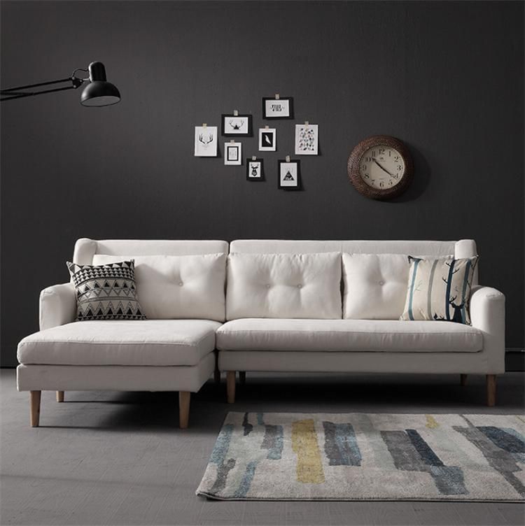 New Design Living Room Furniture Modern Minimalist Fabric Sofa