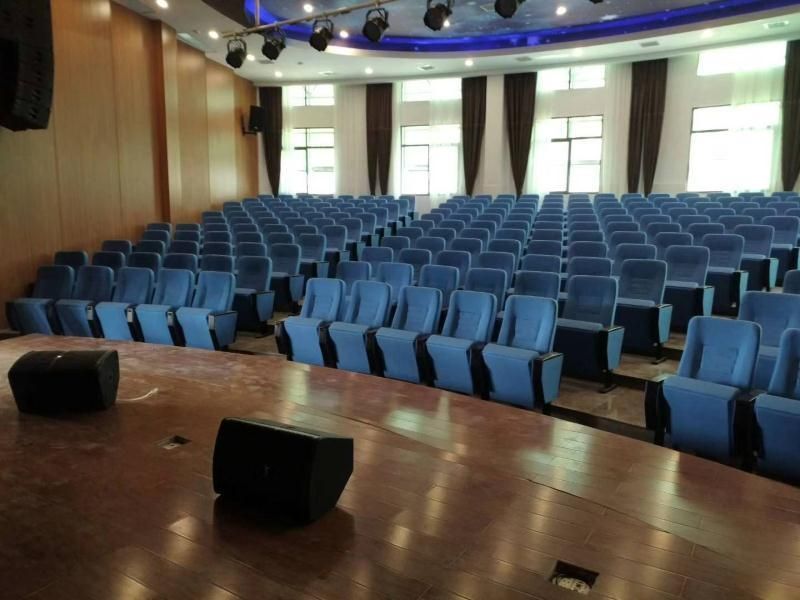 Hongji Auditorium with High Quality Fabric Cover Steel Lecture Hall Church Chair