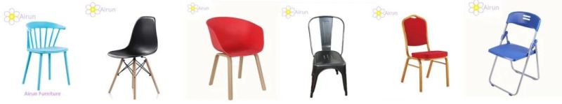 Modern Simple Creative Furniture Stacking Plastic S Shape Dining Chair