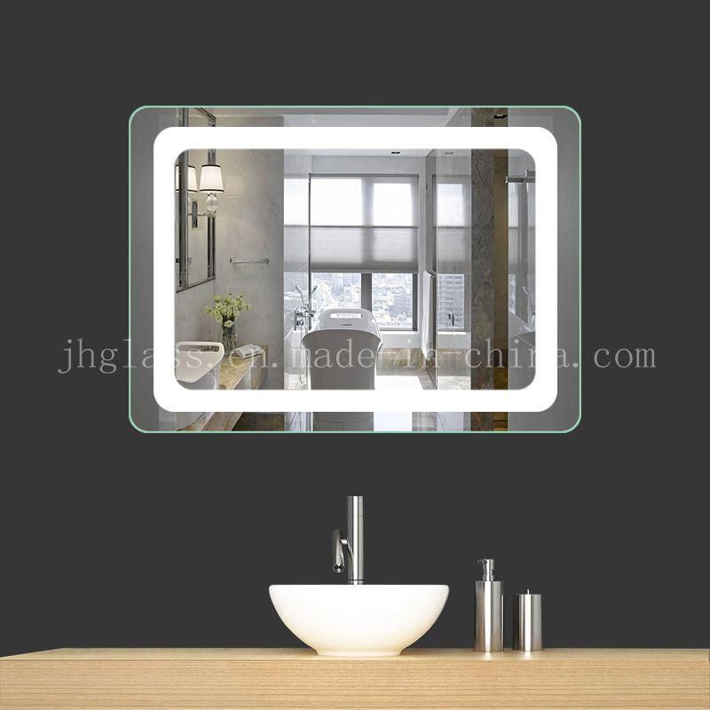 5mm Hardwired 5000K Wall Mounted Bathroom LED Bathroom Hotel Mirror