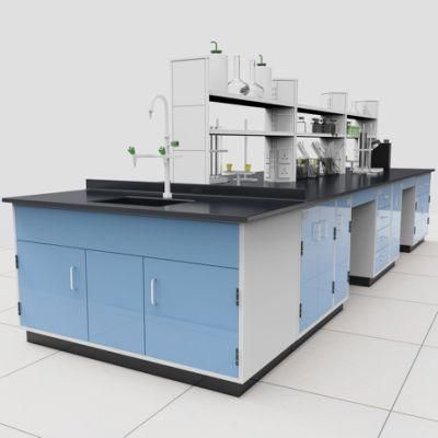 Best Quality &amp; Low Price Steel Wood Physics High School Chemistry Island Laboratory Furniture/