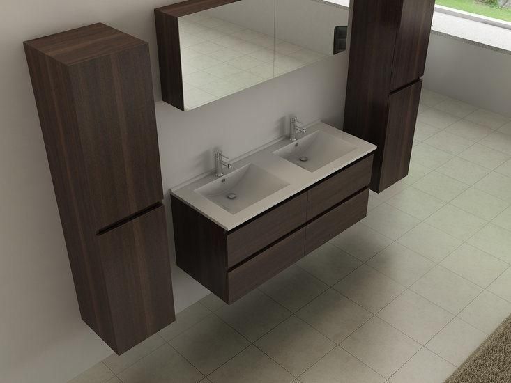 Simple and Luxury Wall Mounted Cabinet Bathroom Vanity with Cheap Price