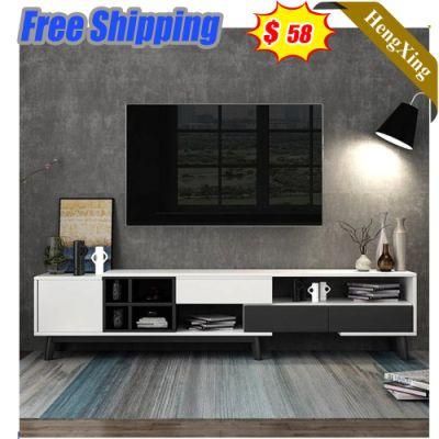 Living Room Furniture Modern Design Wooden Unit Sets TV Stand Cabinet Coffee Table