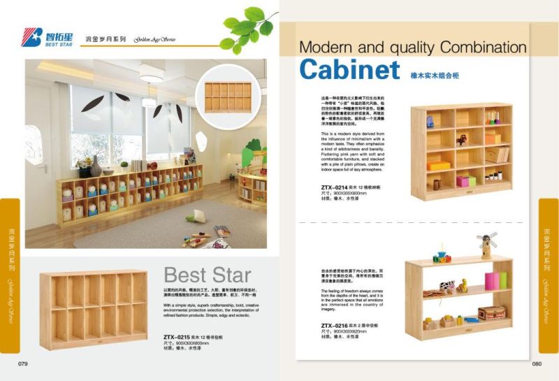 Children Storage Cabinet Kids Toy Cabinet, Baby Wood Wardrobe Cabinet, Child Combination Cabinet, Playroom Corner Cabinet