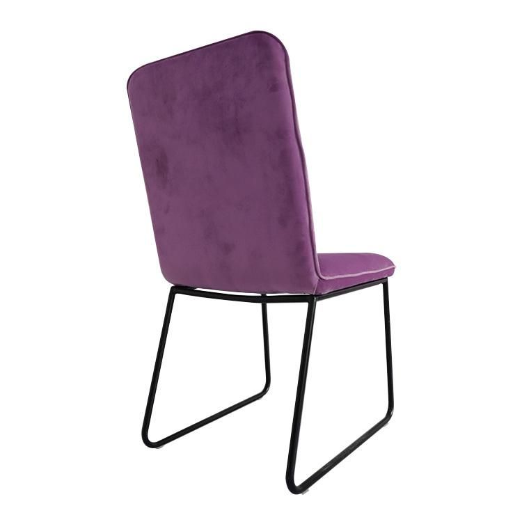 Modern Hot Sale Wholesale Price Living Room Furniture Velvet Steel Restaurant Dining Chairs