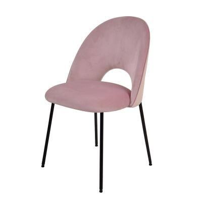 Modern New Design Dining Room Furniture Multicolor Fabric Back Dining Chair