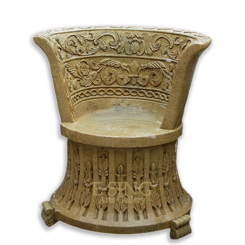 Stone Chair Natural Stone Outdoor Chair Carving Modern Natural Marble Chair