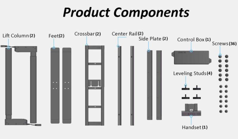 Low Price No Retail 5 Years Warranty 38-45 Decibel Ergonomic Standing Desk