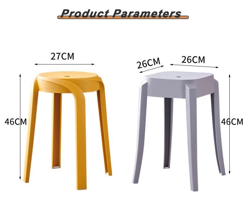 Home Kitchen Outdoor Furniture Plastic Stackable Conference Hall Office Hotel Chairs for Sale