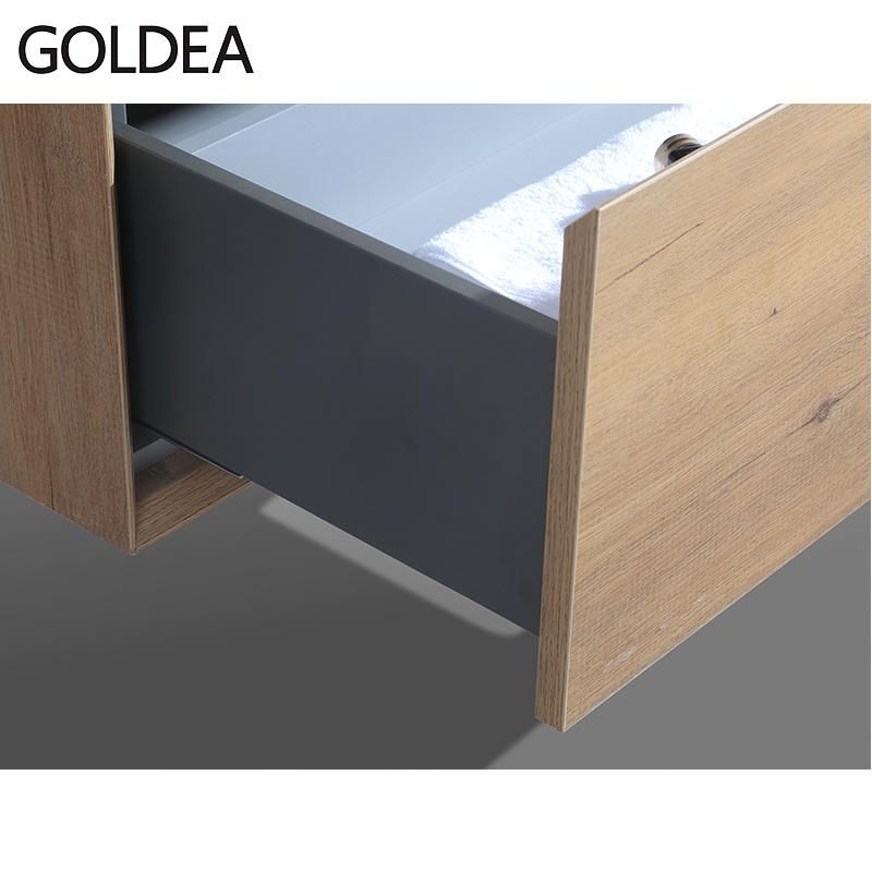 Floor Mounted Ceramics Goldea Hangzhou Cabinet Bathroom Vanity Vanities Home Decoration Standing MDF Manufacture