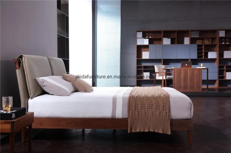 Modern Home Furniture Bedroom Leather Bed