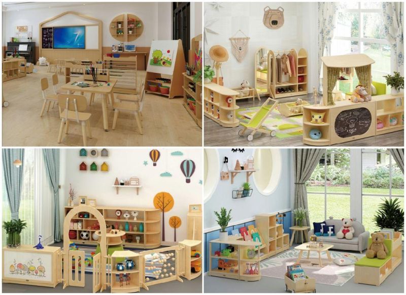 Hot Sale Environmental Material Wood Kids School Furniture