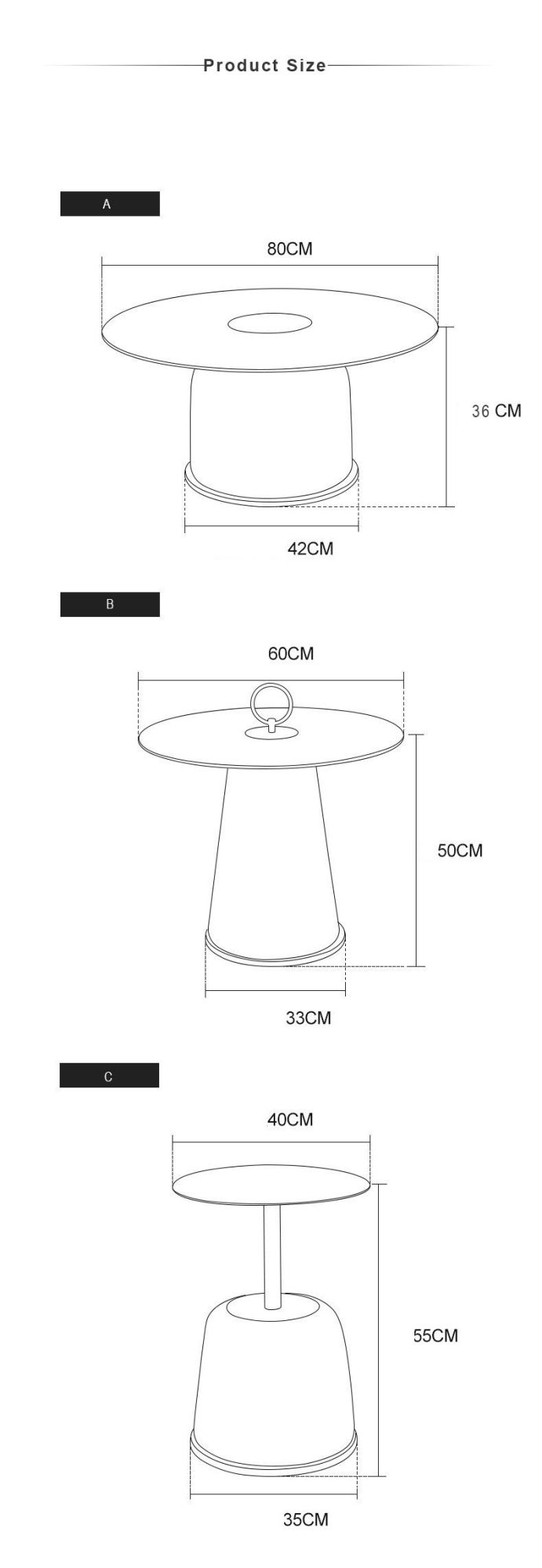 Modern Luxury Furniture PU Leather Marble Stone Coffee Table