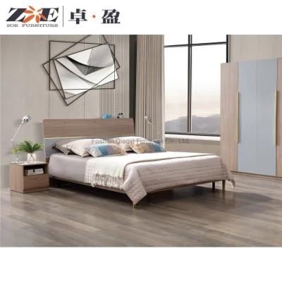 OEM Modern Style Furniture Bedroom Dresser Drawers Queen Bed Set Without USB Charging Socket