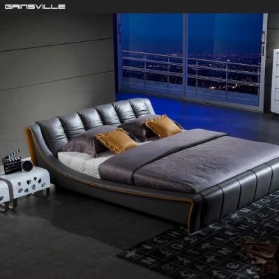 Factory Offer Scandinavian Style Modern Contemporary King Size Platform Bed