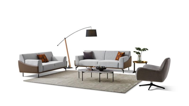 Home Furniture Living Room Modern Design L Shape Sectional Fabric Sofa