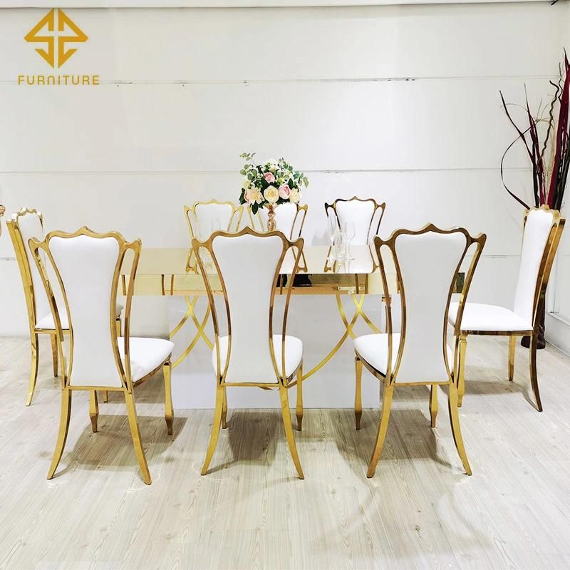 Wholesale Restaurant Furniture Dining Room Modern Reception Stainless Steel Dining Chair Kitchen Chairs Visionnaire Chair