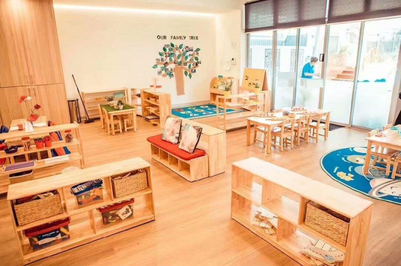 Baby Wood Furniture,School Classroom Furniture, Modern Room Furniture,Study Table,Nursery Furniture,Preschool Kids Furniture , Kindergarten Children Furniture