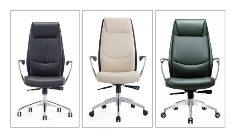 Zode High Back Meeting Conference Leather Office Chair Executive Chair Genuine Leather Modern Chair Office