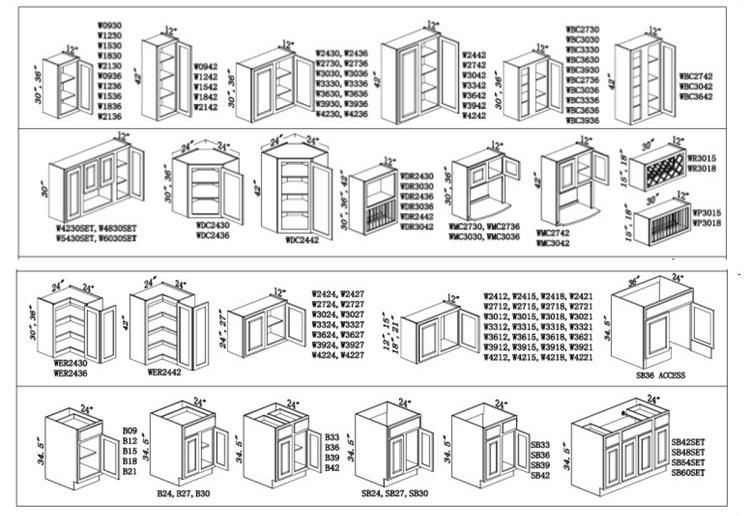 Chinese Furniture Manufacturer Solid Wood Project Wholesale Kitchen Vanity Cabinet