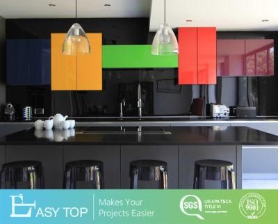 High Gloss Colorful MDF Lacquer Kitchen Cabinets