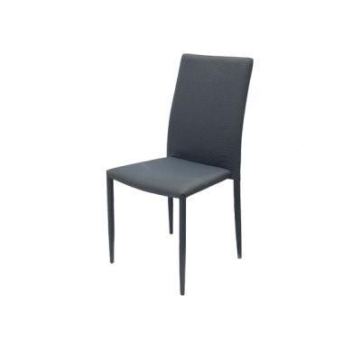 Home Simple Popular Modern Design Black Back Side Dining Room Chair for Cafe