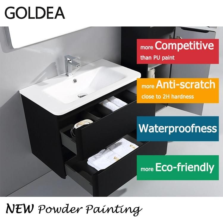 Good Price Modern New Solid Wood Basin Wooden Vanity Bathroom Furniture Cabinet