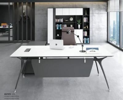 Elegant Modern Melamine Office Director Manager Executive Table