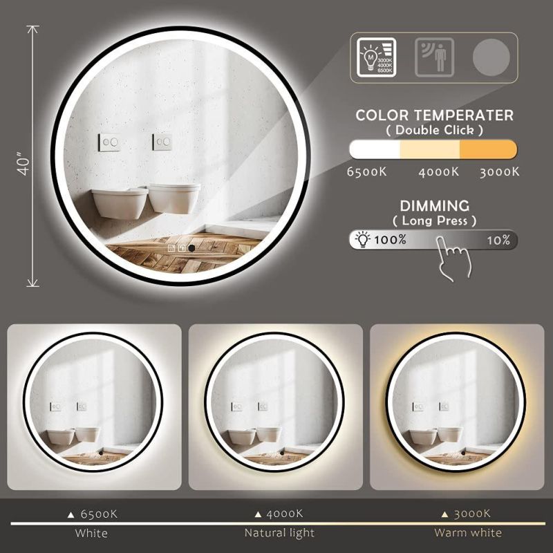 Bathroom Mirror, Hotel Makeup Waterproof Jh Glass Home Decor Mirror