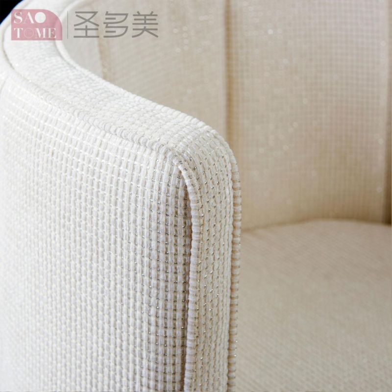 Modern High-End Restaurants Are Furnished with Upholstered Cloth Dining Chairs