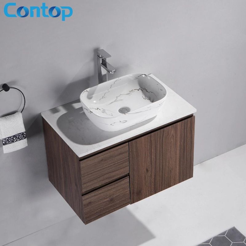 Factory Directly Modern Hotel Home Wall-Mounted Hanging Waterproof Bathroom Vanity