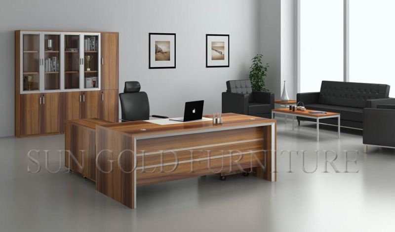 Foshan Modern Black Executive Desk Office Furniture (SZ-OD011)